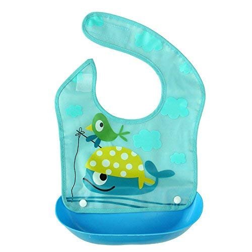 Baby Silicone Bib with Food Catcher
