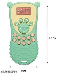 Saforiaa Baby Teether Remote Control Toy | BPA-Free Silicone Teething Toy for Babies